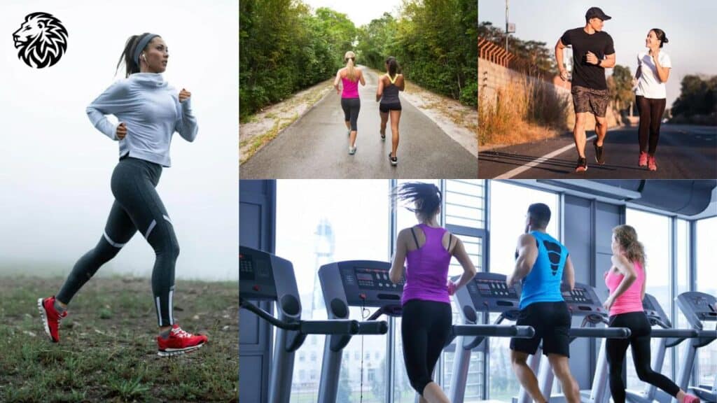 Aerobic Exercises Walking, Jogging, and Running