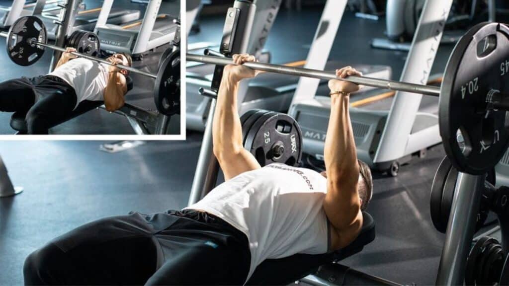 close-grip bench press