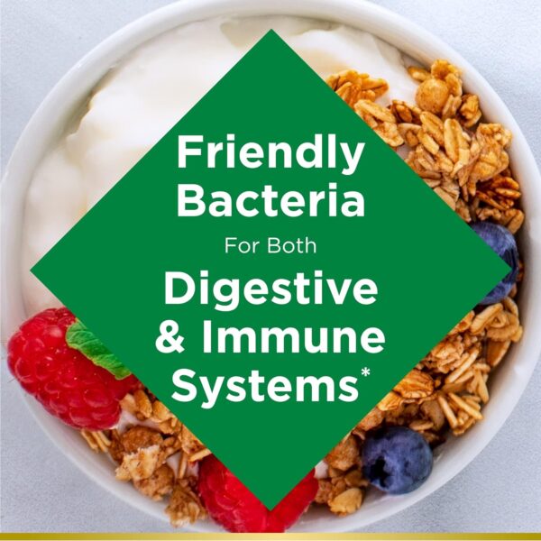 Nature's Bounty Acidophilus Probiotic, Daily Probiotic Supplement, Digestive Health - Image 5