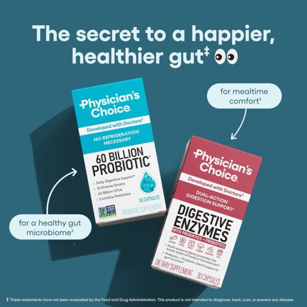 Physician's CHOICE Probiotics 60 Billion CFU