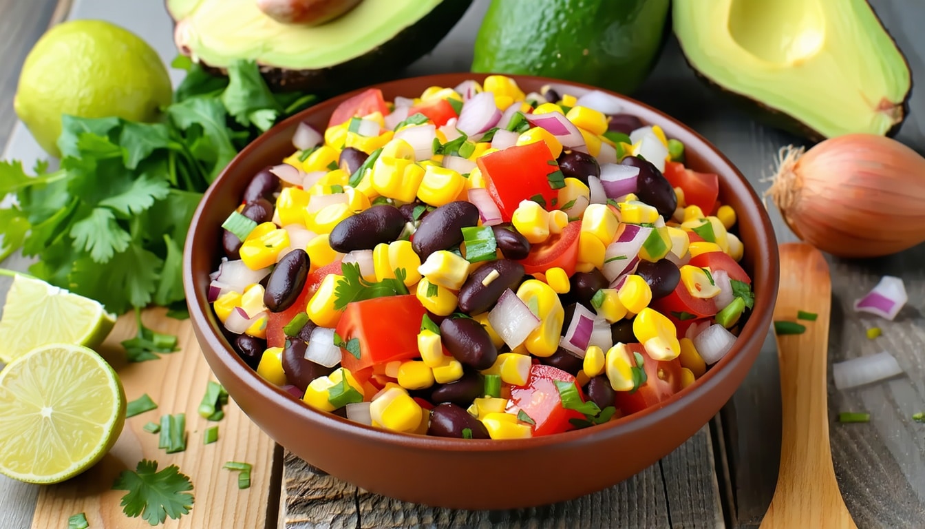 black bean and corn relish