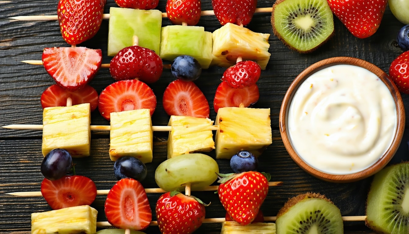 fresh fruit kebabs