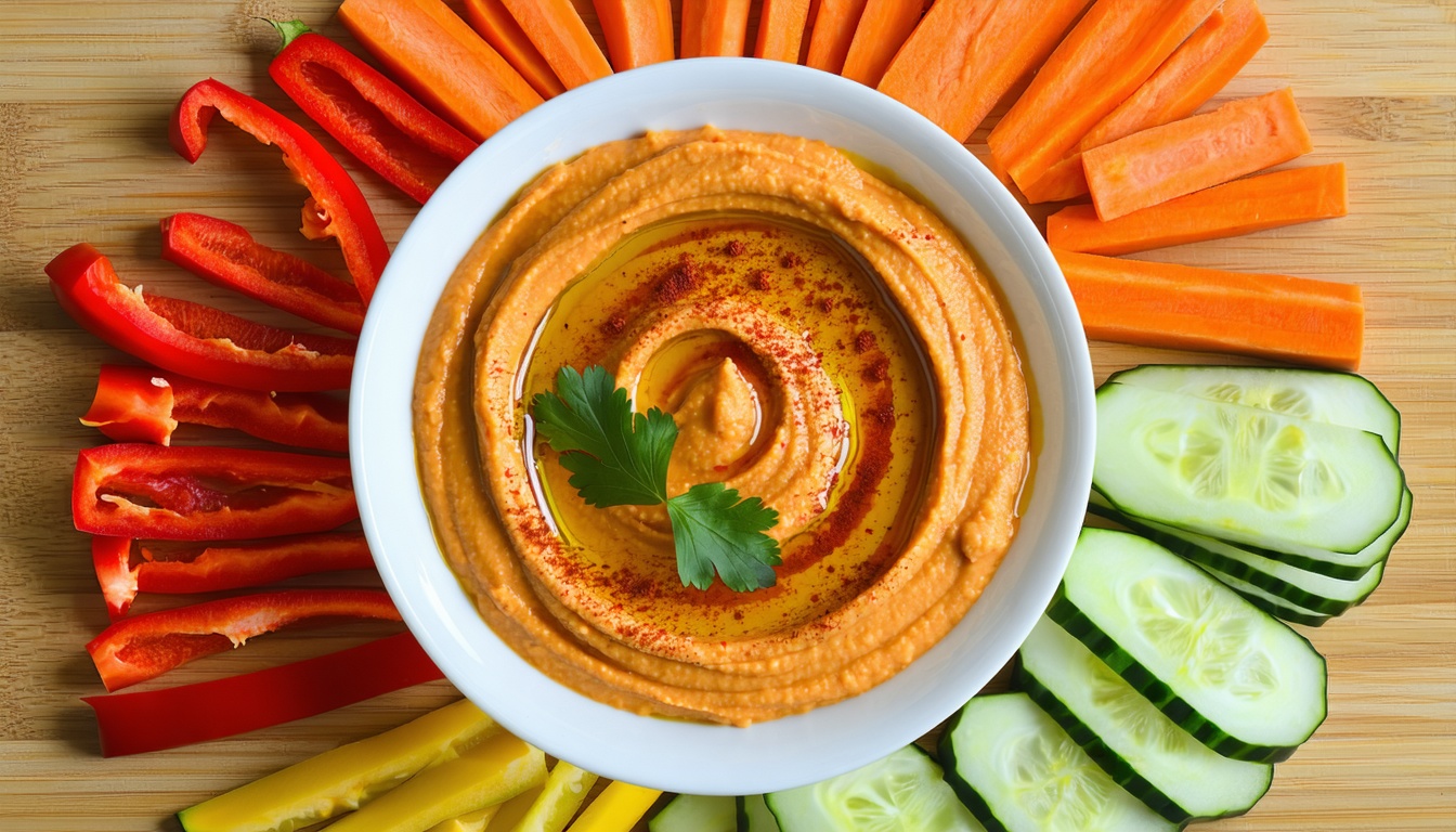 roasted red pepper hummus
