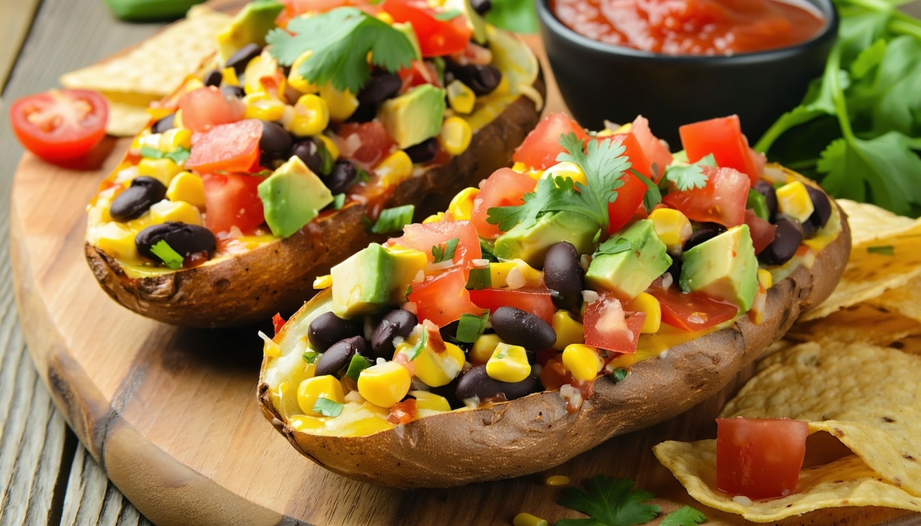 southwestern potato skins