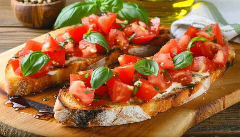 tomato basil bruschetta