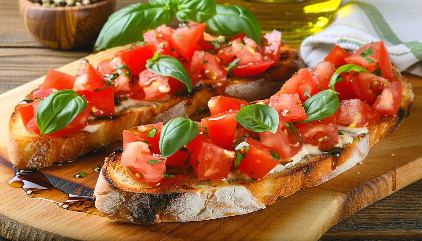 tomato basil bruschetta