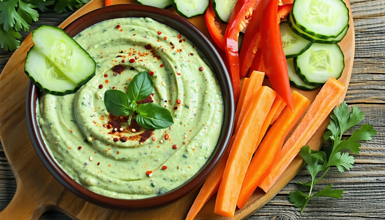 spicy edamame dip