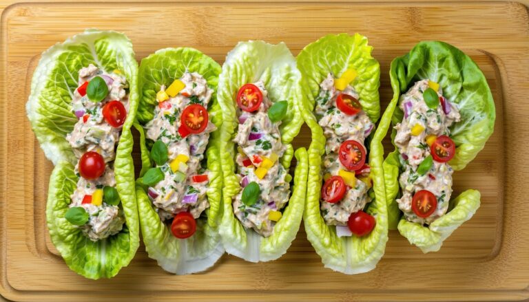keto tuna salad cups