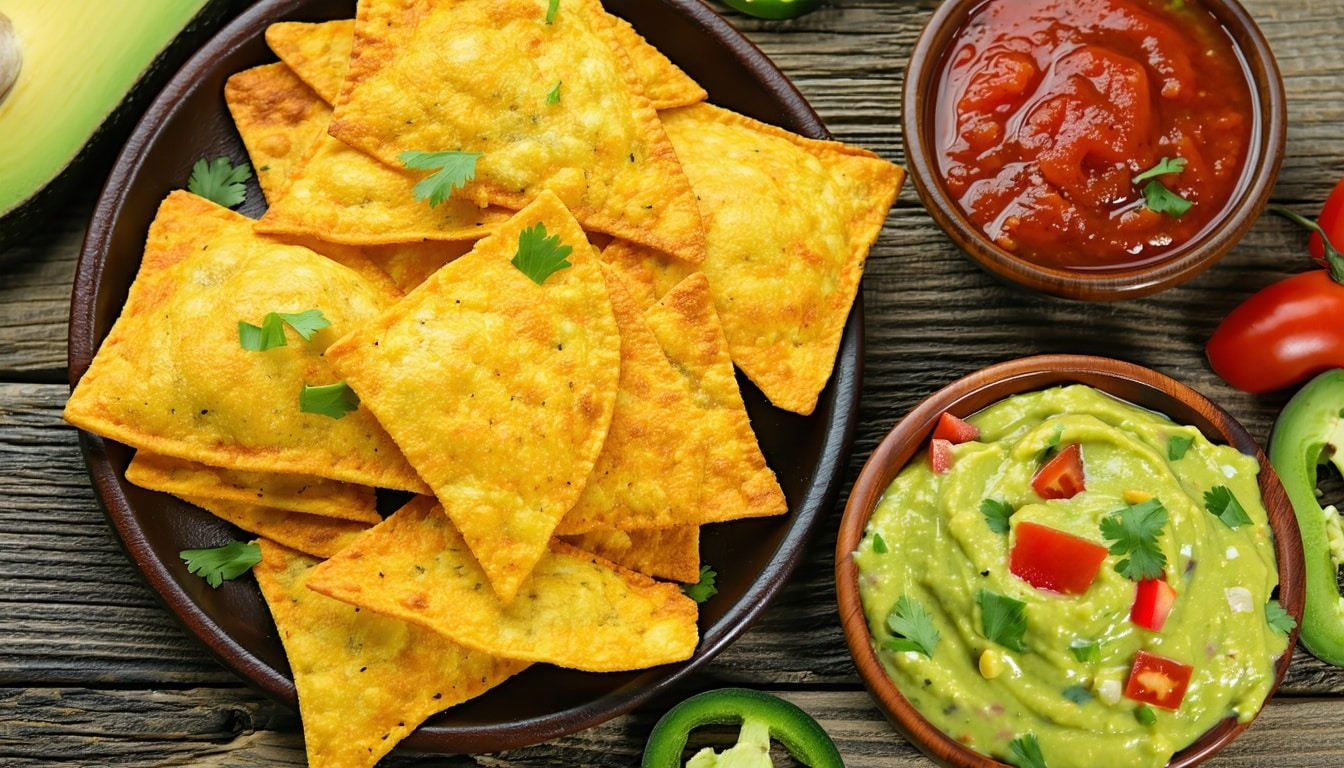 keto cheddar taco crisps