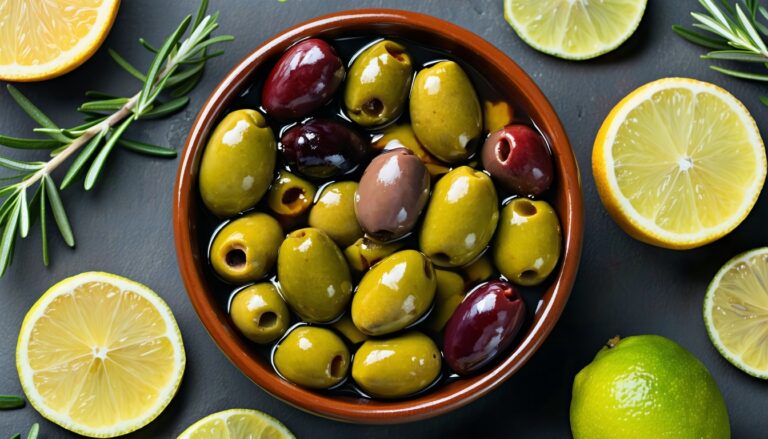 citrus marinated olives