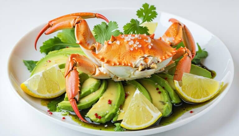 crab and avocado duet