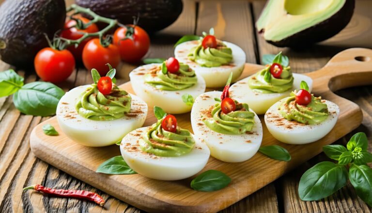 avocado deviled eggs