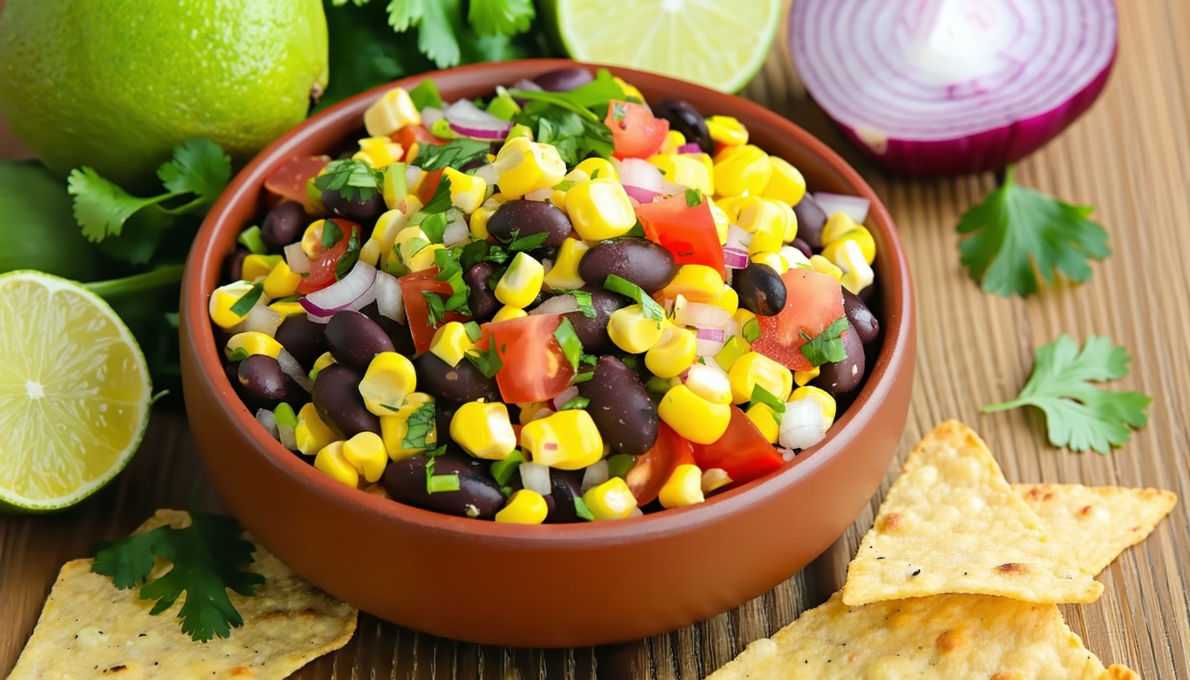 black bean and corn relish