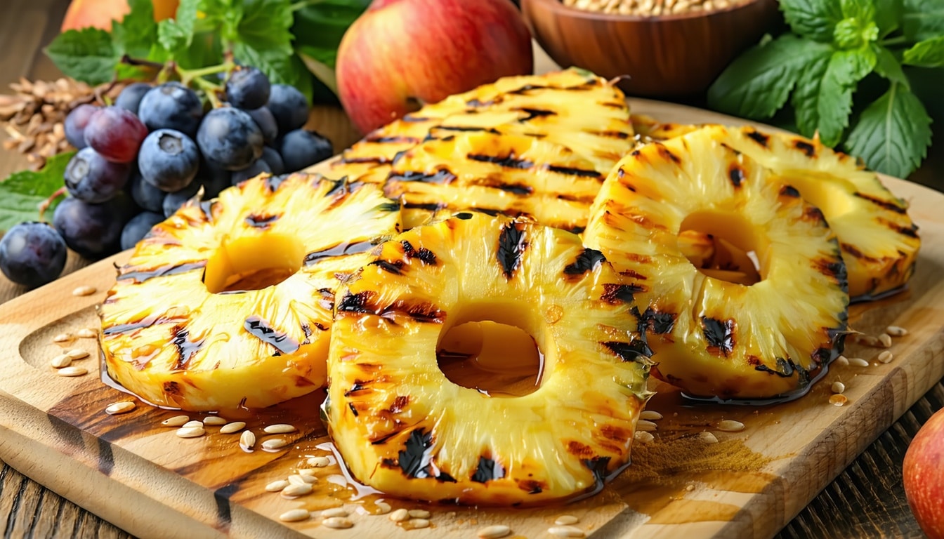 grilled pineapple