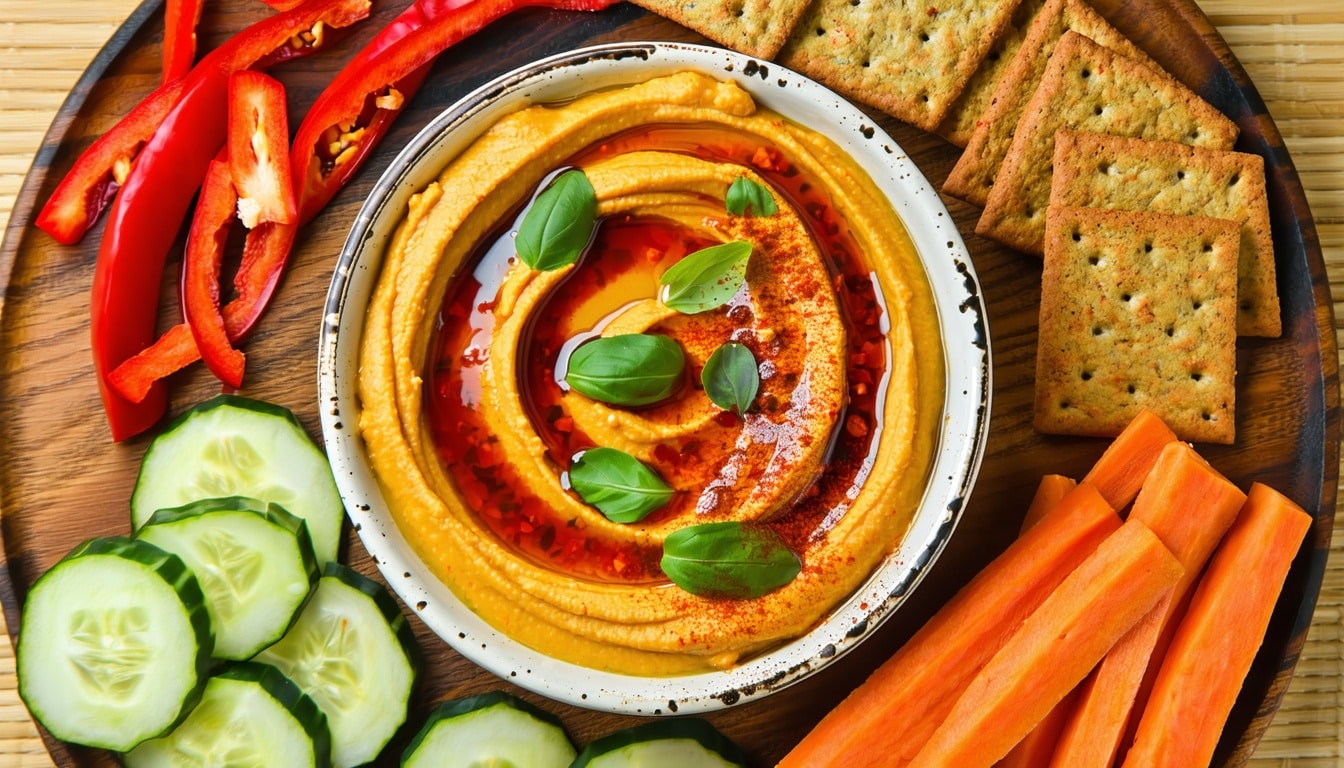 roasted red pepper hummus