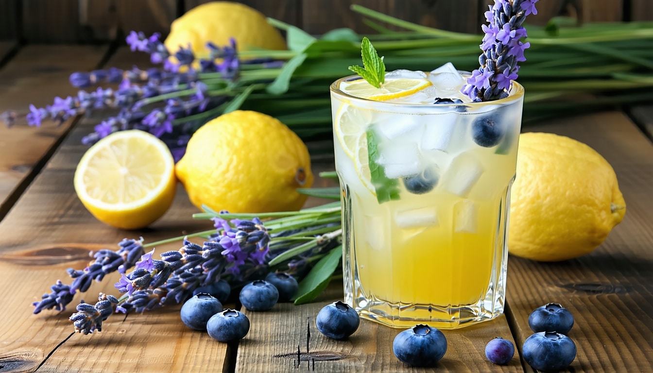 blueberry lavender lemonade