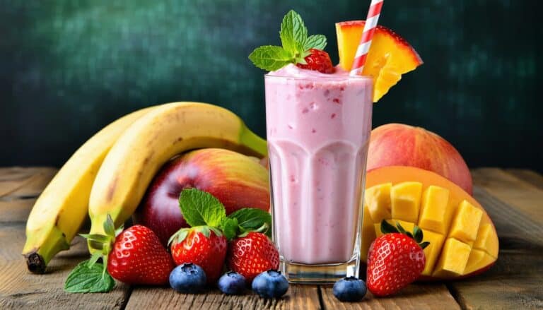 fresh fruit smoothie