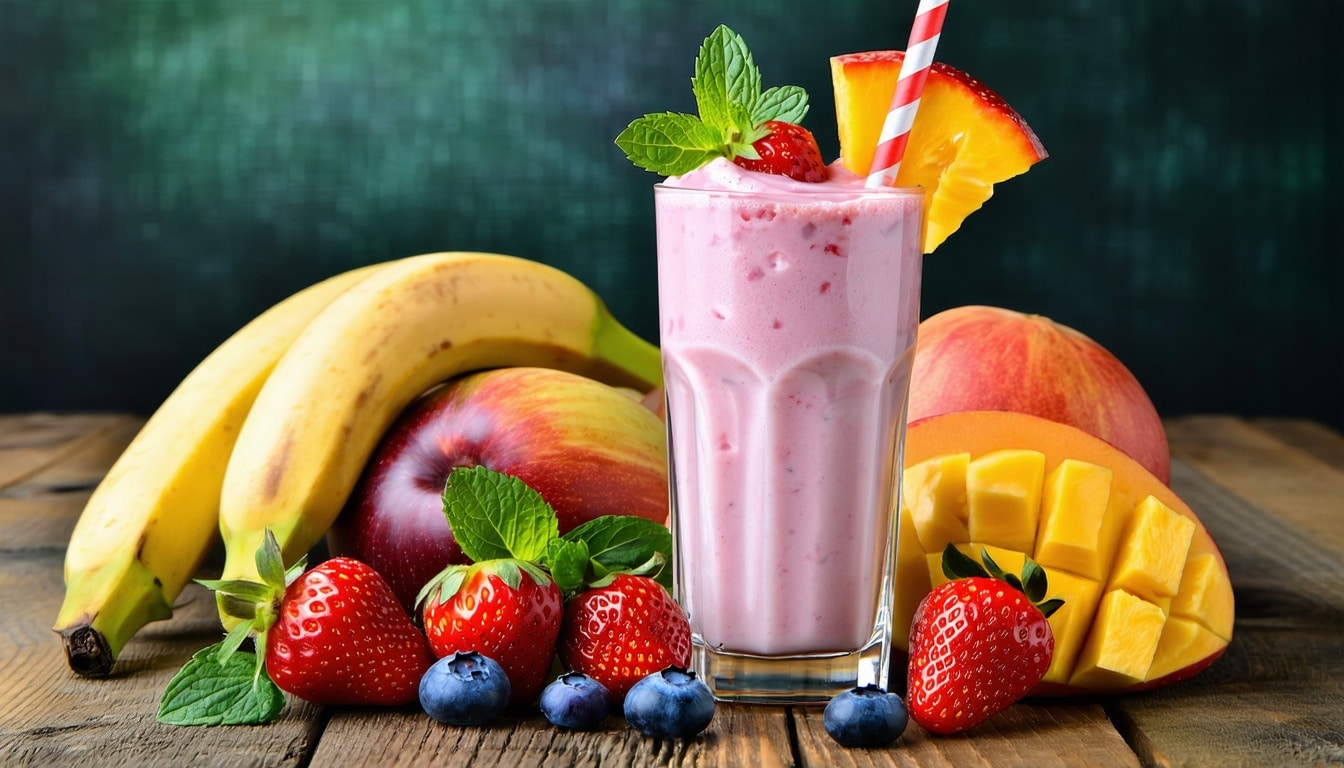 fresh fruit smoothie