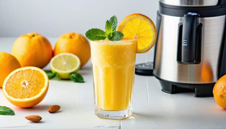 orange juice smoothie