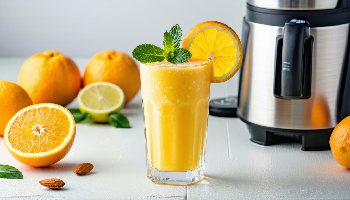 orange juice smoothie