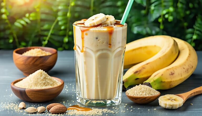 tahini banana shakes