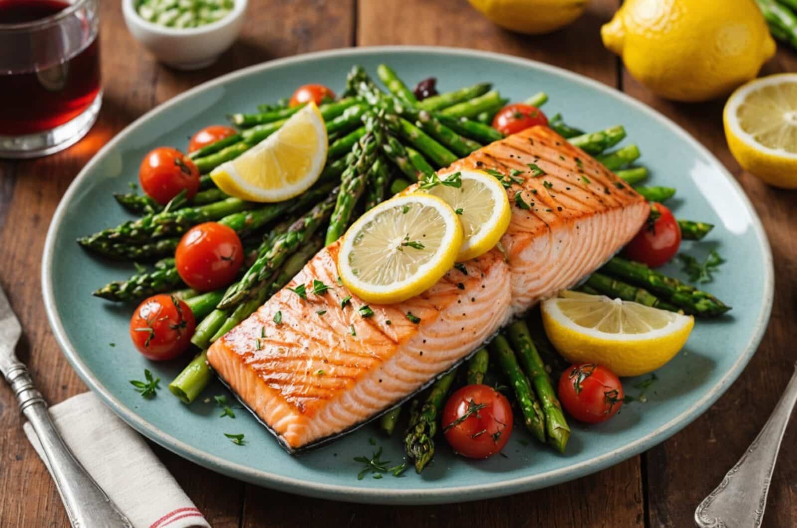Paleo Diet Recipes for Lemony Grilled Salmon