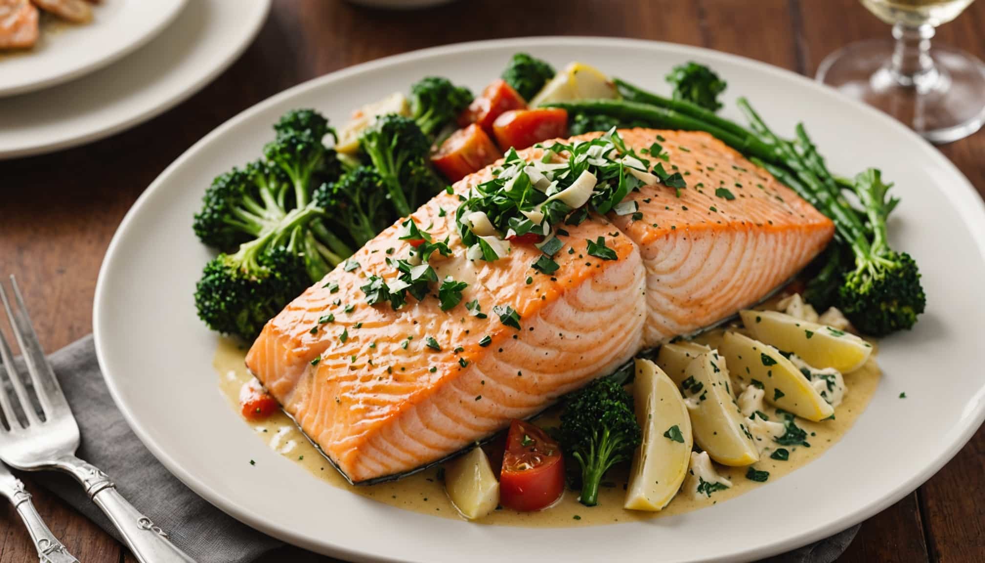 creamy garlic tuscan salmon