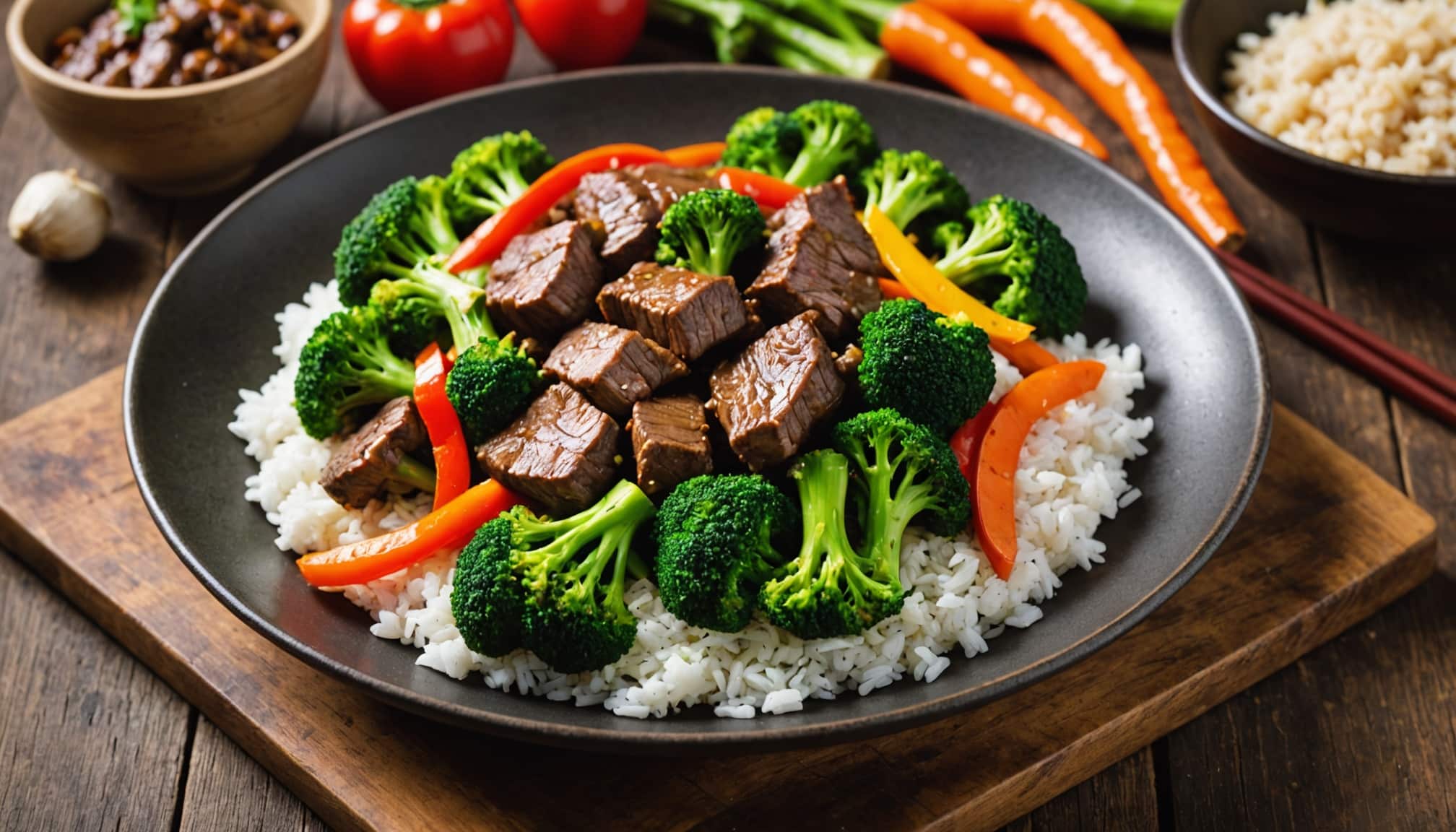 beef and broccoli stir fry