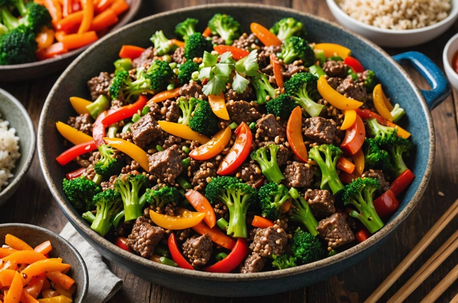 Paleo Diet Recipes for Korean Ground Beef Stir Fry