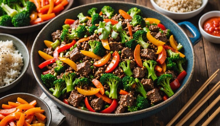 korean ground beef stir fry