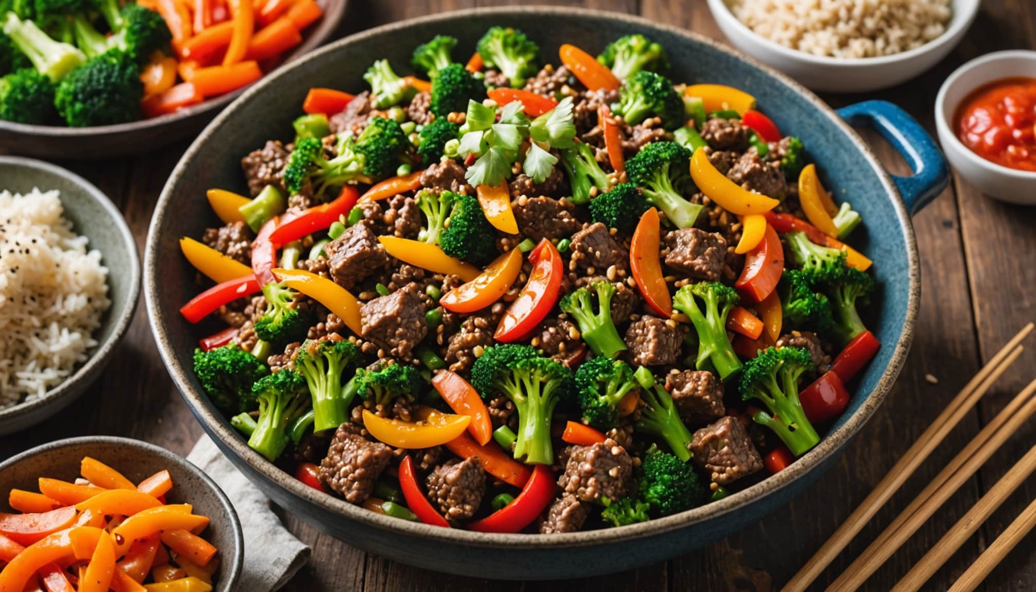 korean ground beef stir fry