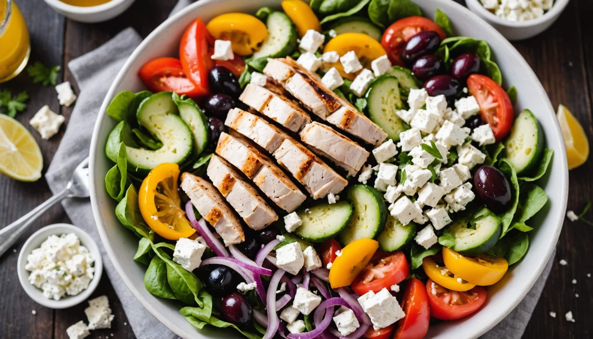 paleo greek chicken salad