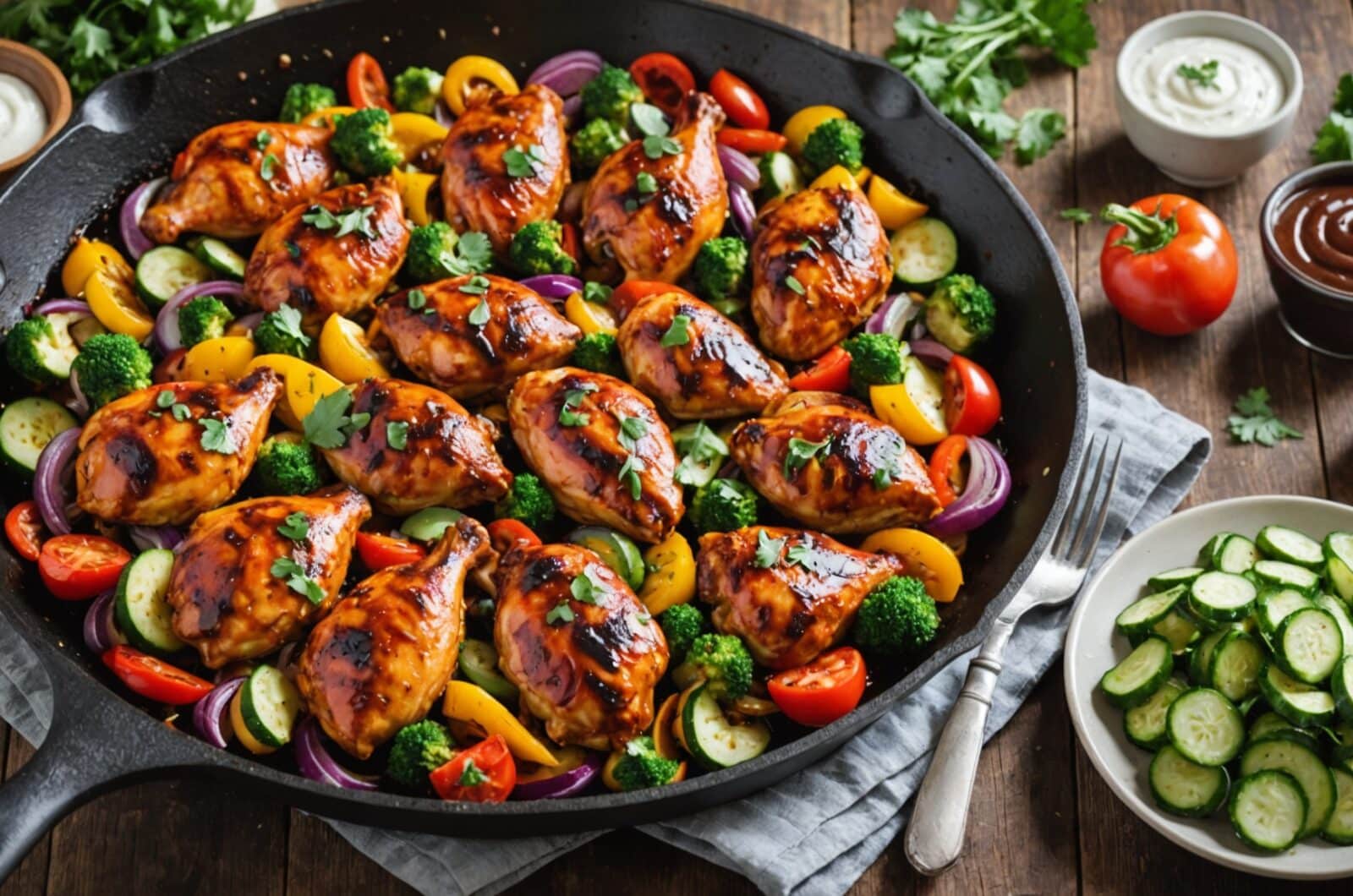Paleo Diet Recipes for Paleo Bbq Chicken Skillet