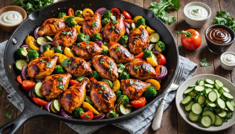 paleo bbq chicken skillet