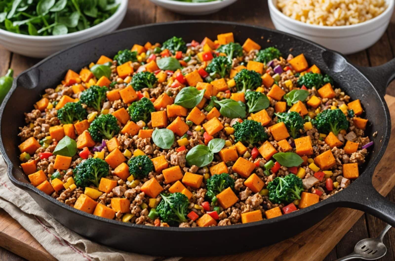 Paleo Diet Recipes for Ground Turkey Sweet Potato Skillet