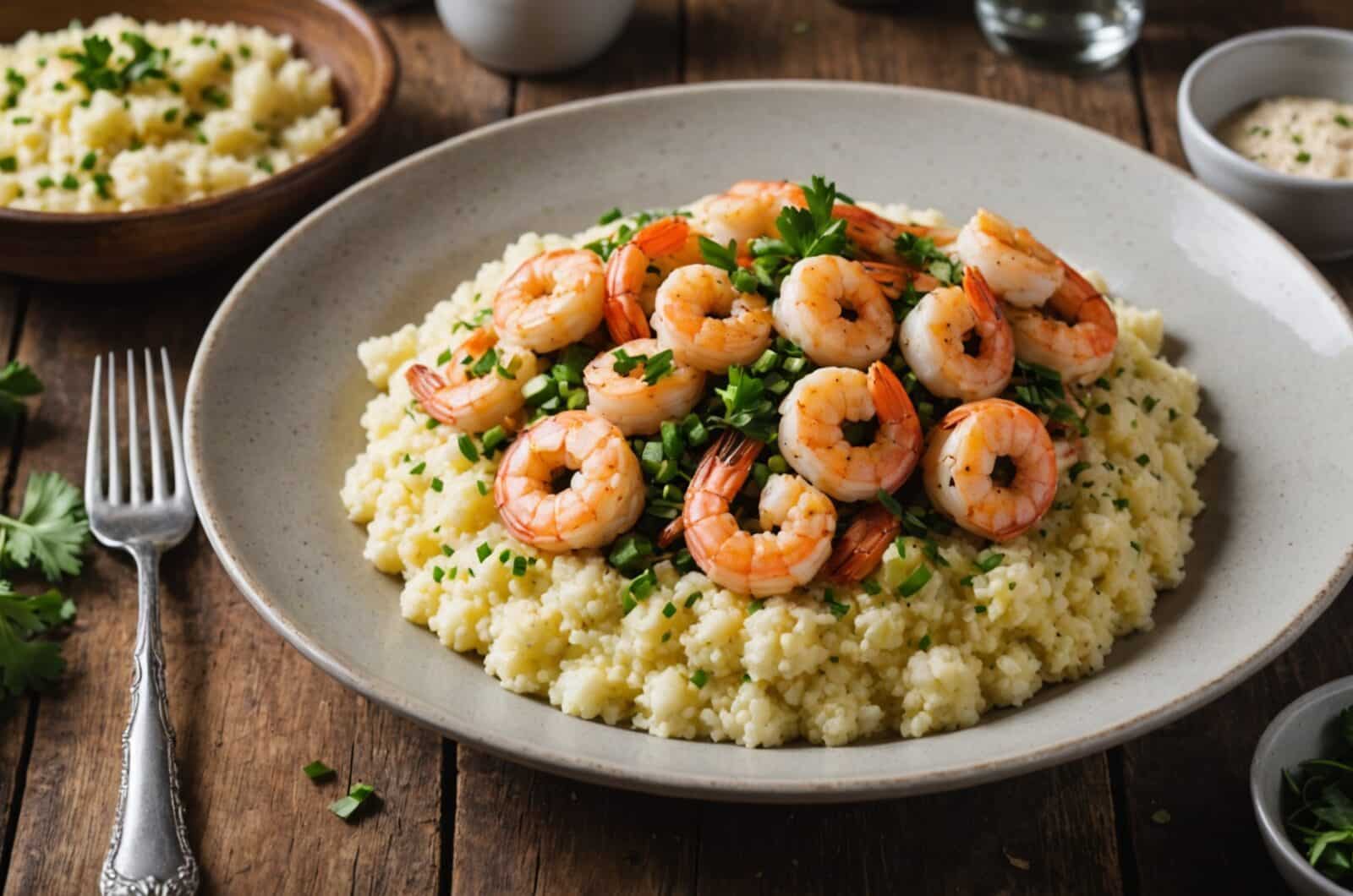 Paleo Diet Recipes for Paleo Shrimp And Cauliflower Grits