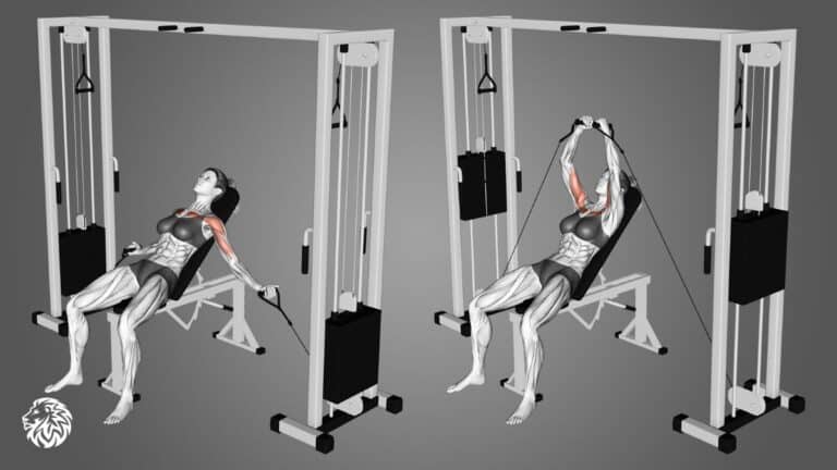 Incline Bench Cable Chest Fly