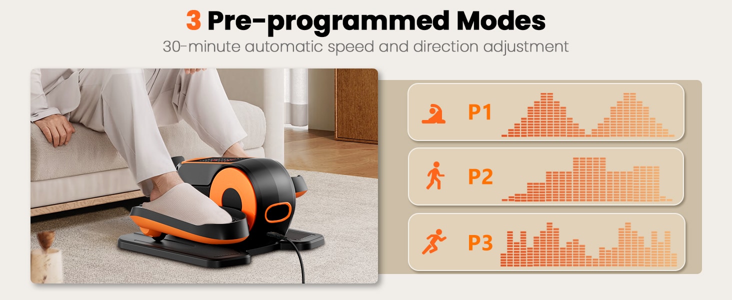 Hoduio Under Desk Elliptical Machine