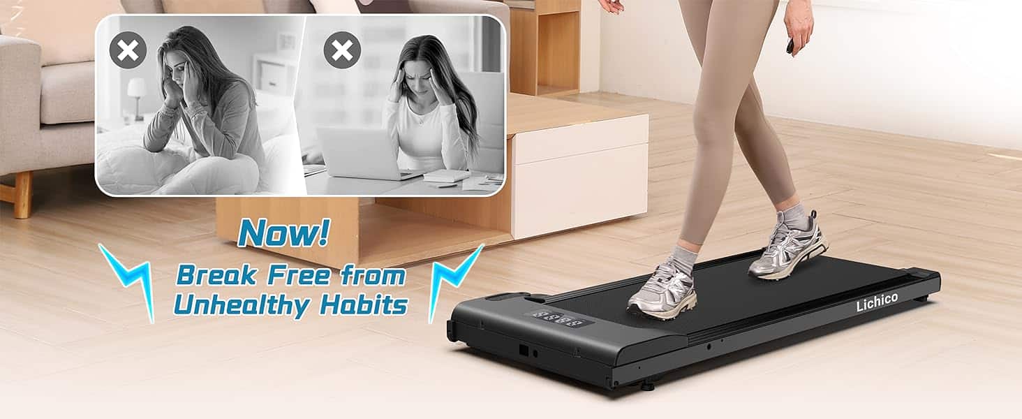 Lichico Walking Pad Under Desk Treadmill