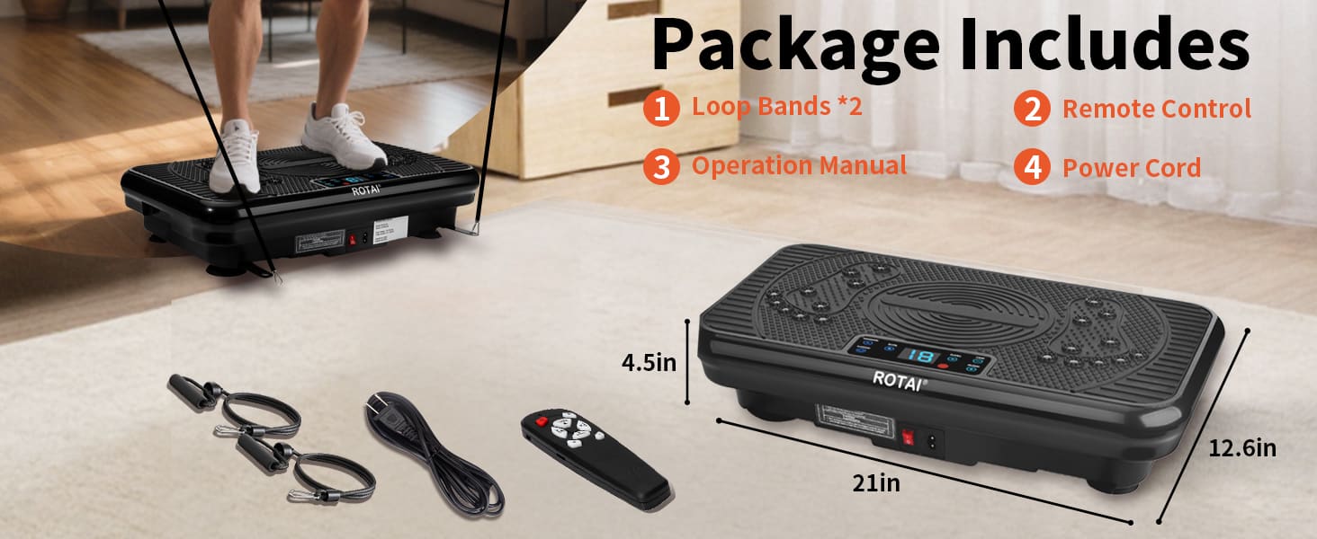 ROTAI Vibration Plate Exercise Machine