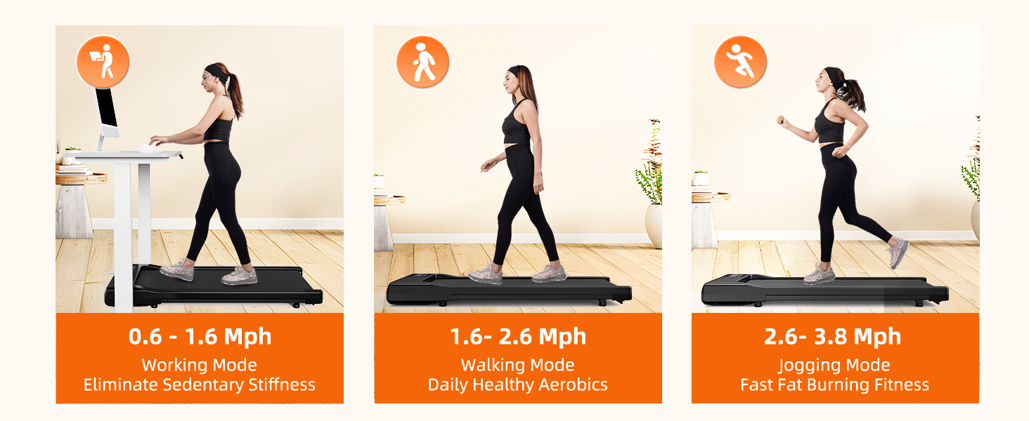 SupeRun Walking Pad – 3-in-1 Under Desk Treadmill