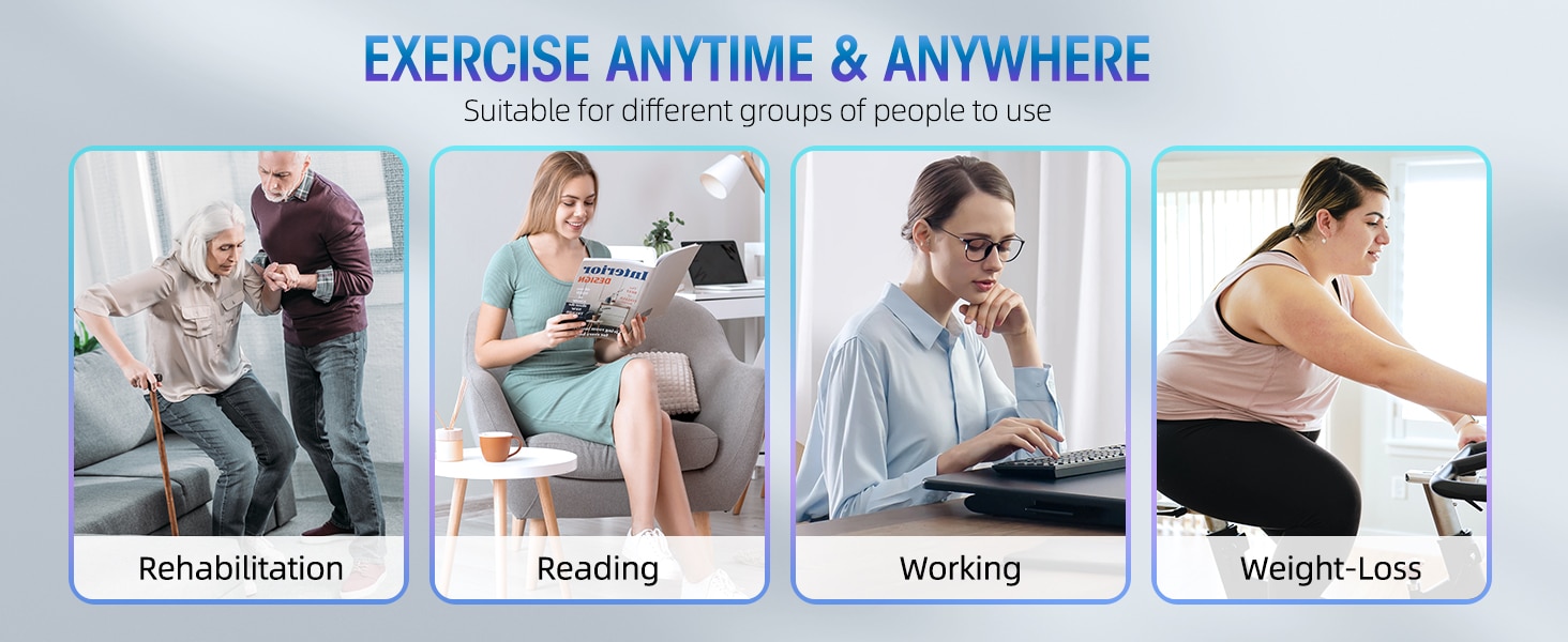 GUGTTR Under Desk Elliptical Machine