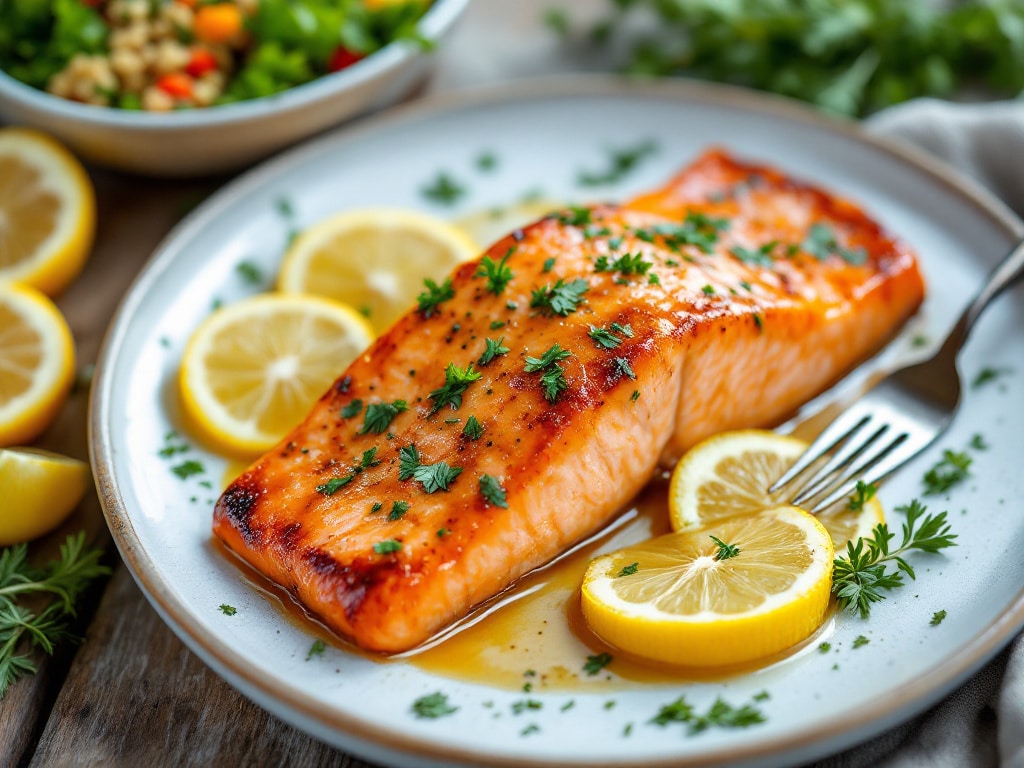 lemon-brown butter salmon