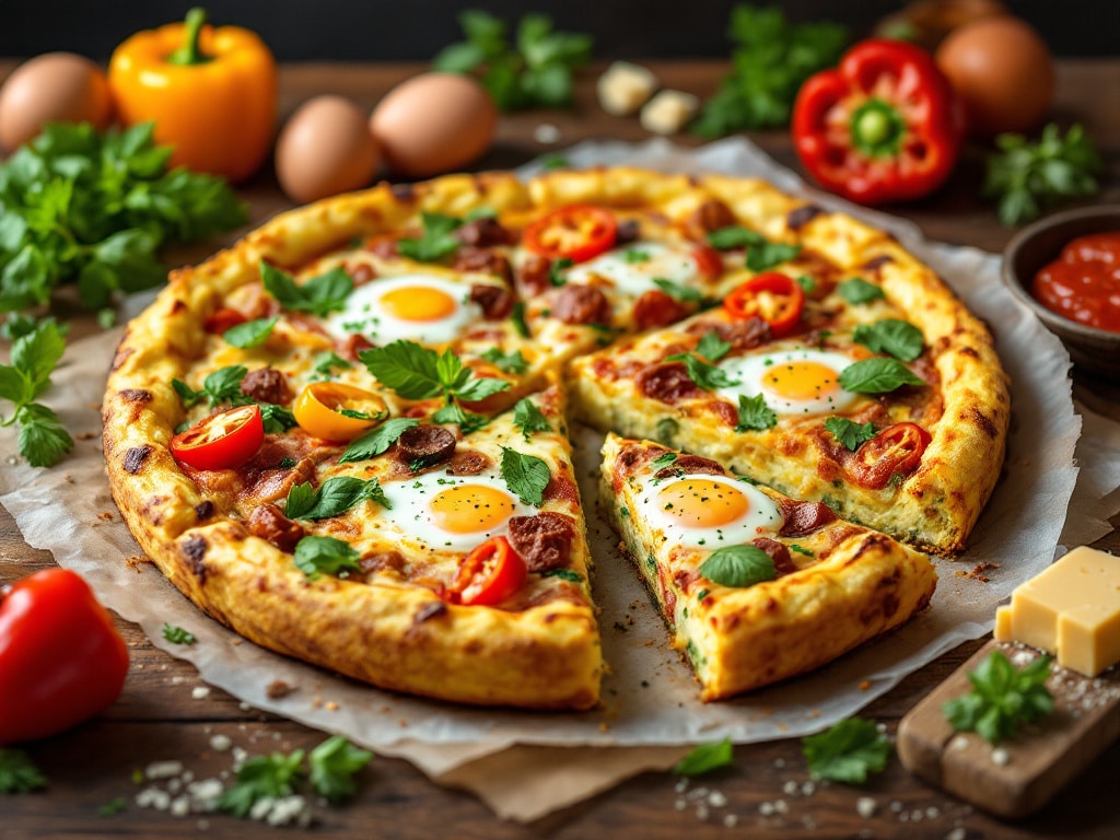 pizza frittata