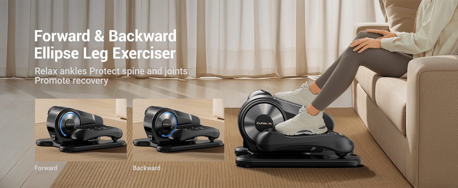 CURSOR FITNESS Under Desk Elliptical Machine – Model C5