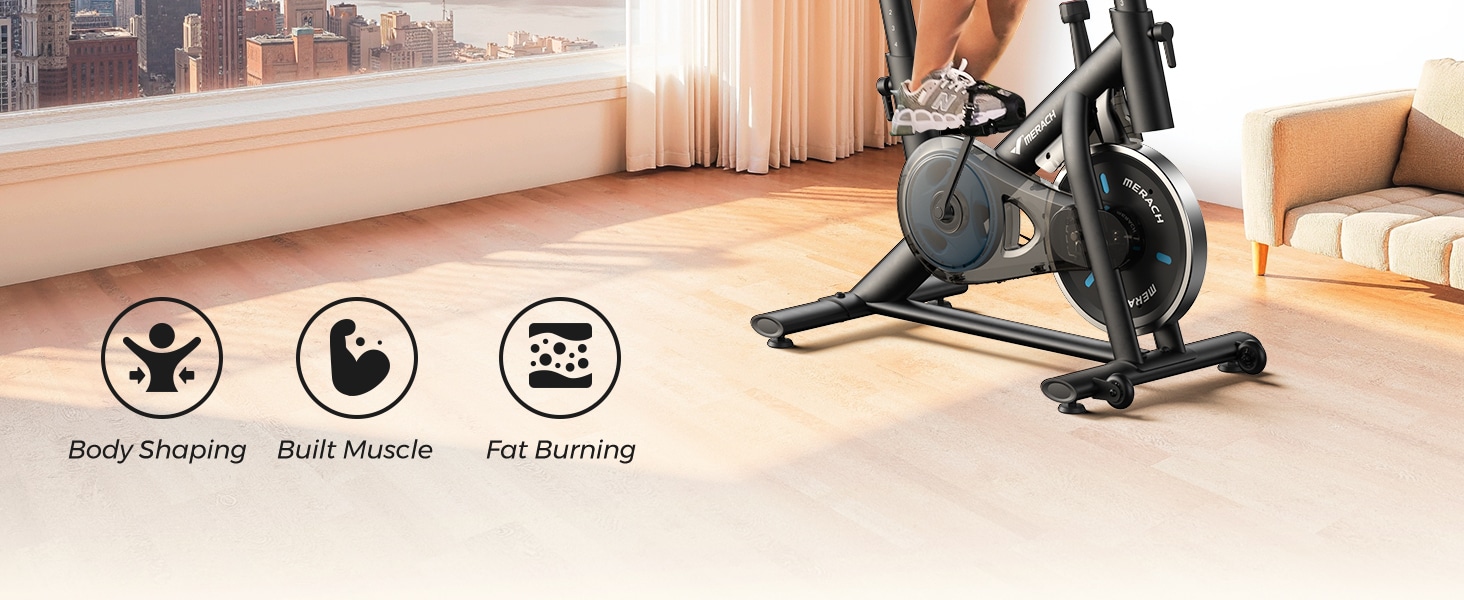 MERACH S26 Exclusive Bluetooth Stationary Exercise Bike