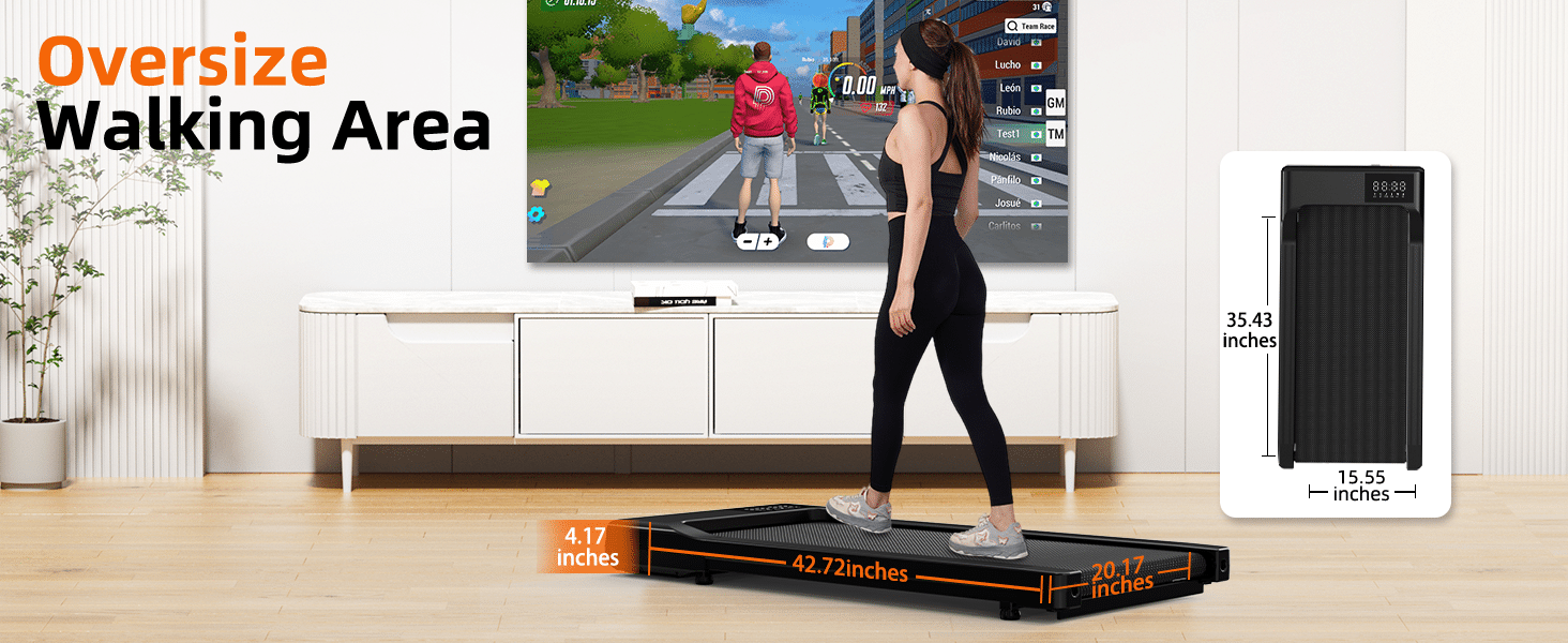 SupeRun Walking Pad – 3-in-1 Under Desk Treadmill