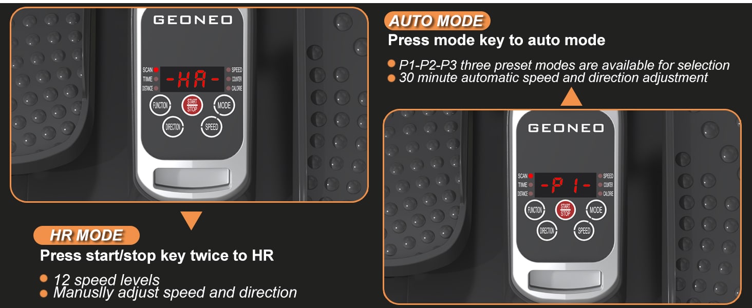 GEONEO Under Desk Elliptical Machine