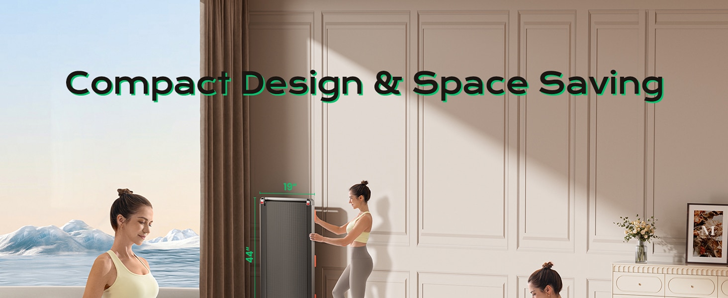 TREAFLOW Walking Pad Treadmill with Incline