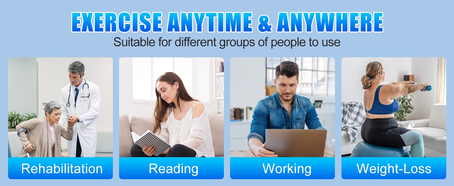 Putnen Electric Under Desk Elliptical Exerciser